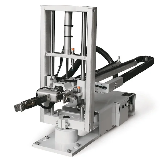 SVS Schwenkarm Roboter mit vertikaler Funktion Entnahmeroboter Spritzgiessmaschine SHINI Schweiz
