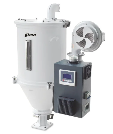 SHD-E-EC Energiesparender Trockner mit Selbstanpassung Granulattrockner Kunststoffverarbeitung SHINI Schweiz