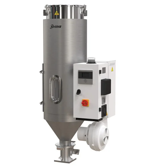 SHD-U-EC Energiesparender Trockner mit Selbstanpassung Granulattrockner Kunststoffverarbeitung SHINI Schweiz